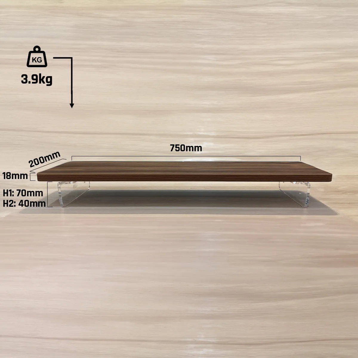 Customize Monitor Stand Riser Desk Organizer