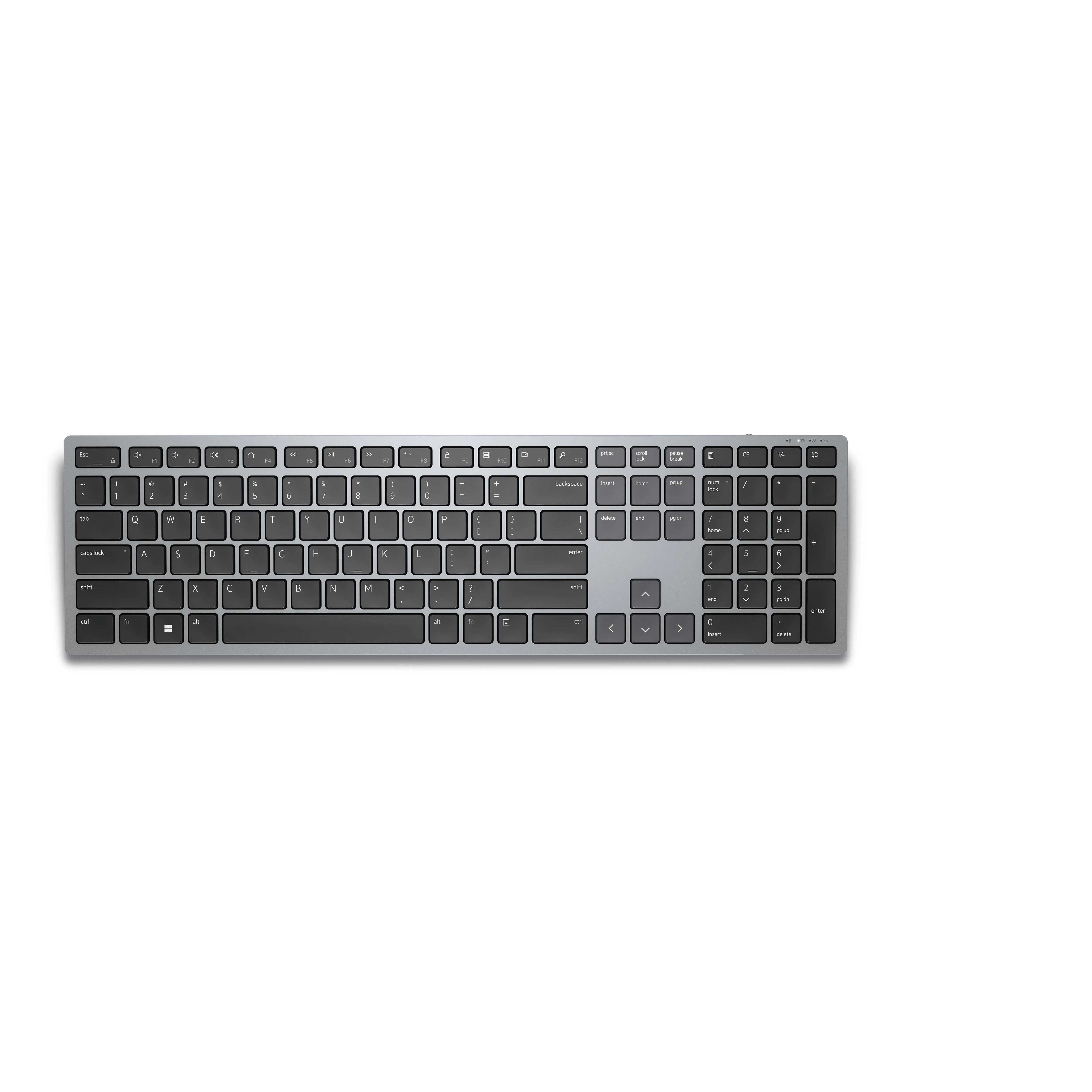 Dell Multi-Device Kb700 - Keyboard - Wireless - 2.4 Ghz, Bluetooth 5.0 - Qwerty - Uk - Grey - With 3 Years Next Business