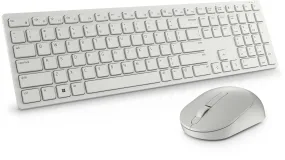 Dell Pro Wireless Keyboard And Mouse, KM5221W, White