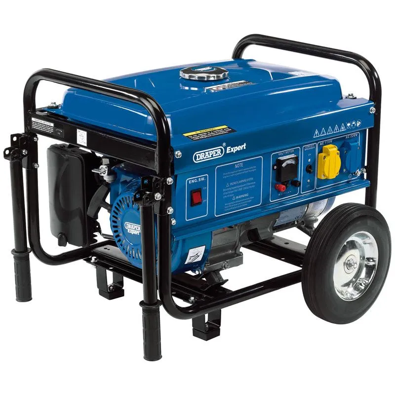 Draper Petrol Generator with Wheels 2000W