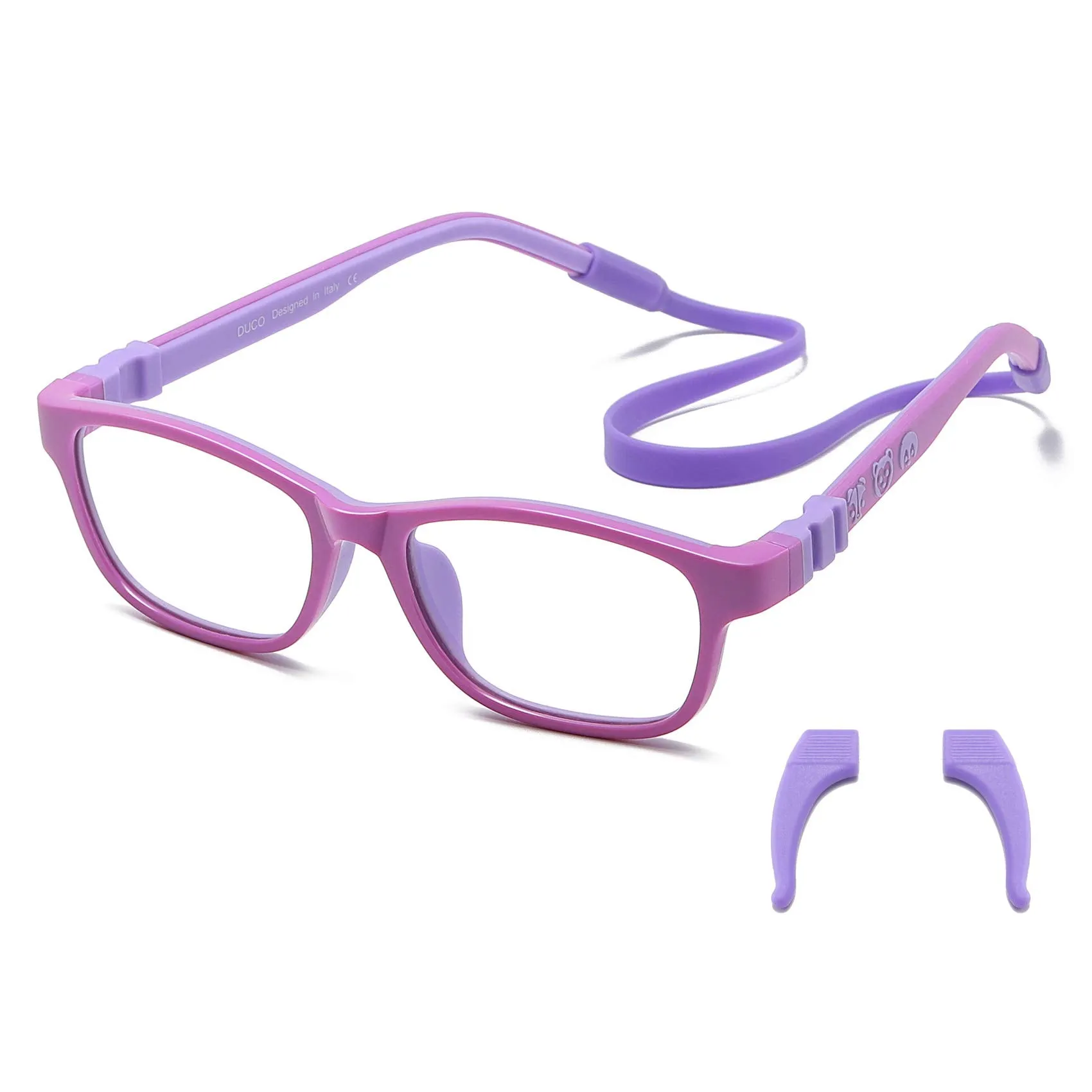 DUCO Blue Light Glasses for Kids Anti-Glare Gaming Computer Glasses Eyeglasses K025