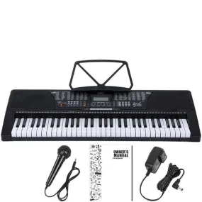 Electric Keyboard Piano 61-Key LCD Display With USB