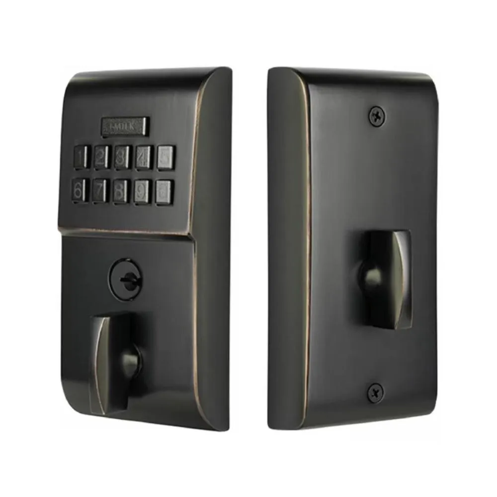 Emtek E1020 Modern Brass Electronic Keypad Deadbolt