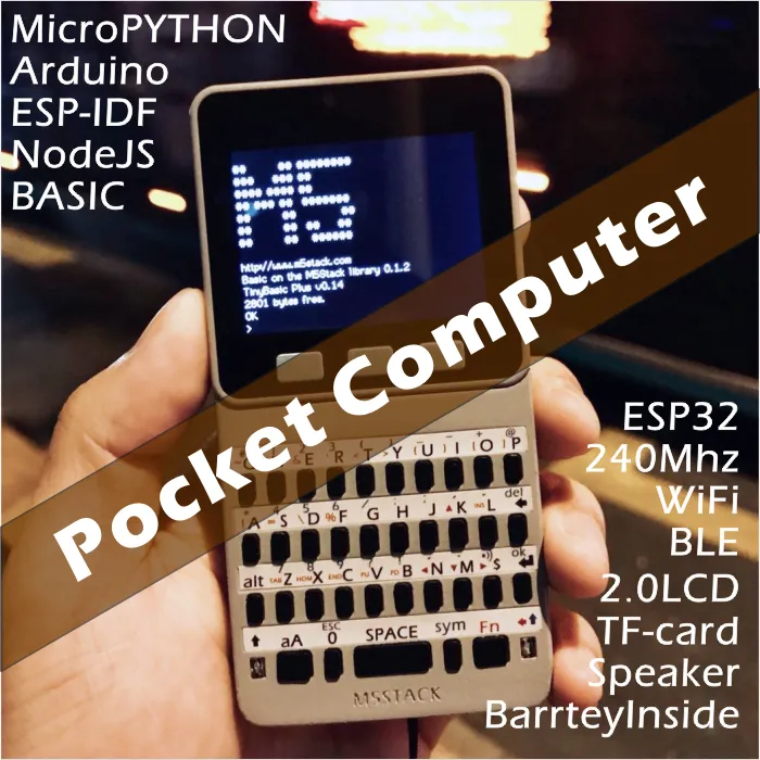 [EOL] M5STACK Faces Kit Pocket Computer with Keyboard/Game/Calculator