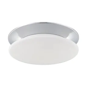 Eurofase - 23023-024 - Crown 1-Light Flushmount, Satin Nickel Finish - 23023-024