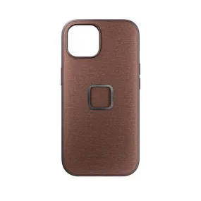 Everyday Fabric Mobile Case for iPhone 15 - Redwood