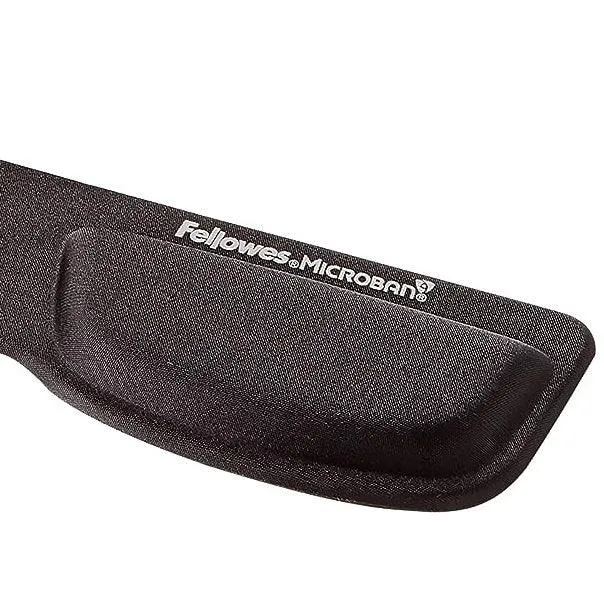 Fellowes Keyboard Palm Support Gel Wrist Rest Black