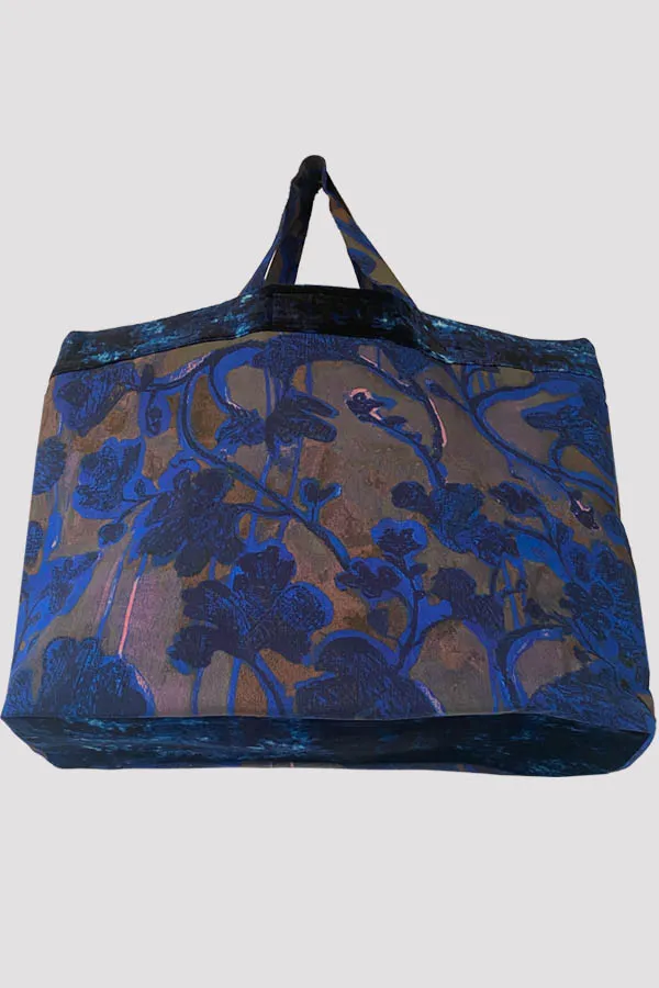 Forest Glade Blue Shopper Bag