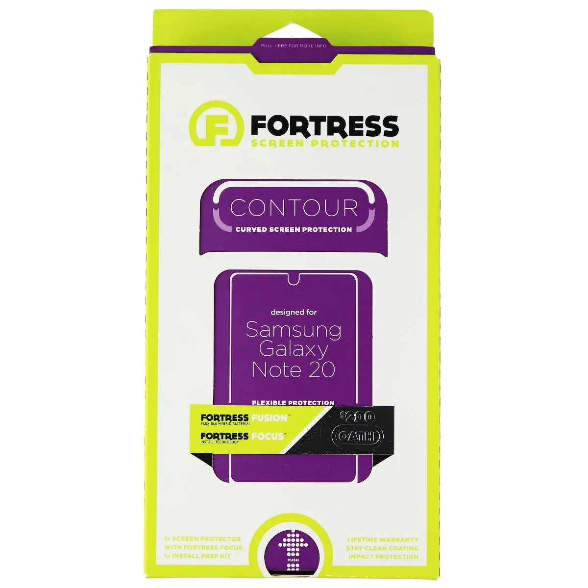 Fortress CONTOUR Curved Screen Protector for Samsung Galaxy Note 20