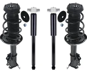 Front Struts & Complete Shocks For Cruze 2.0L 2014-2015 W/O Sport Suspension