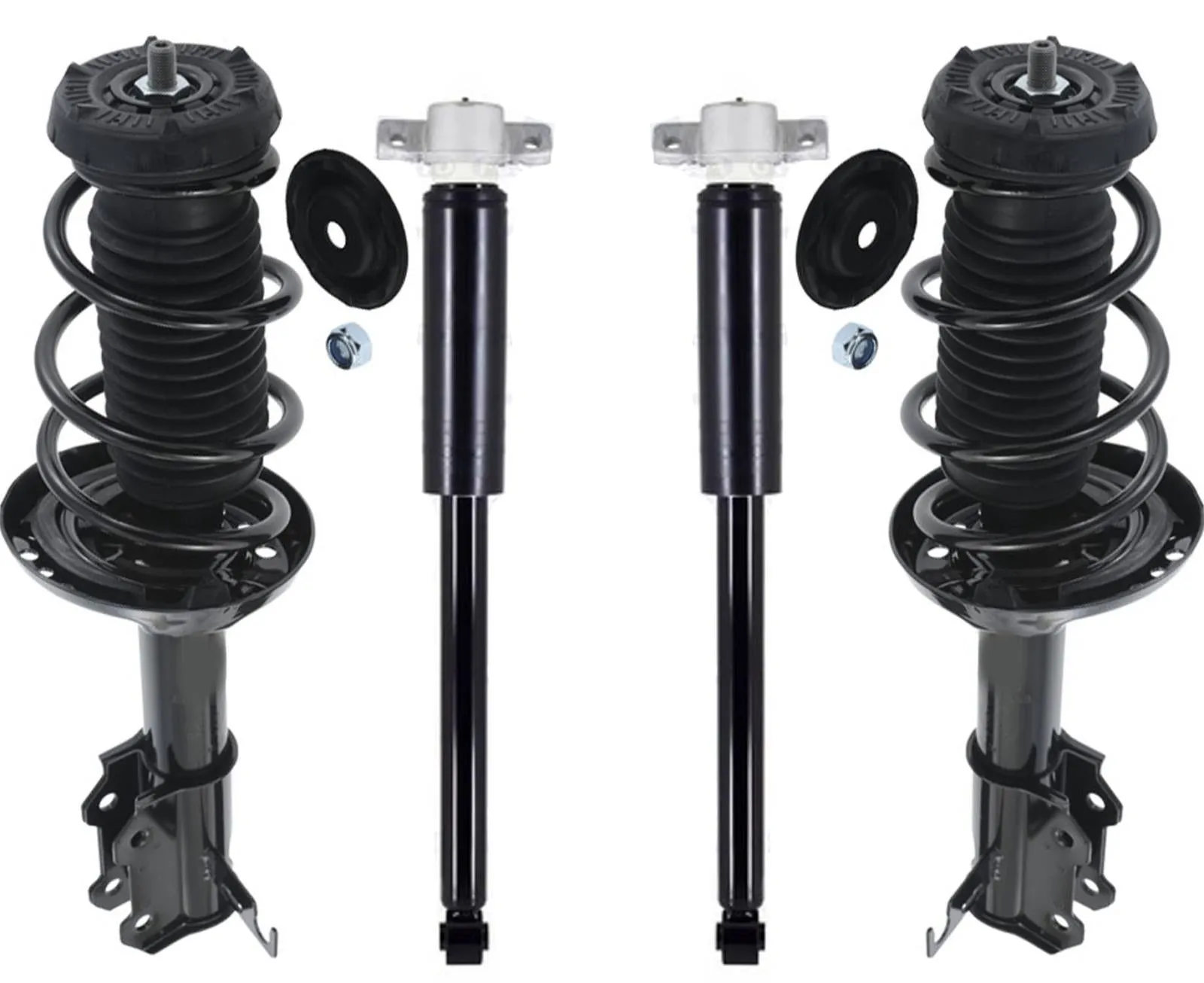 Front Struts & Complete Shocks For Cruze 2.0L 2014-2015 W/O Sport Suspension