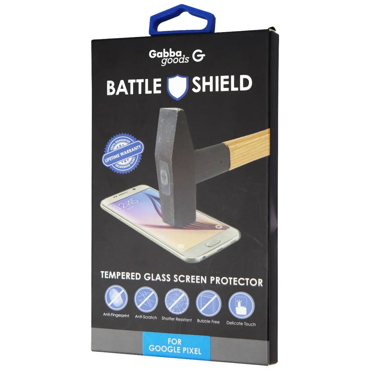 Gabba Goods Battle Shield Tempered Glass Screen Protector for Google Pixel