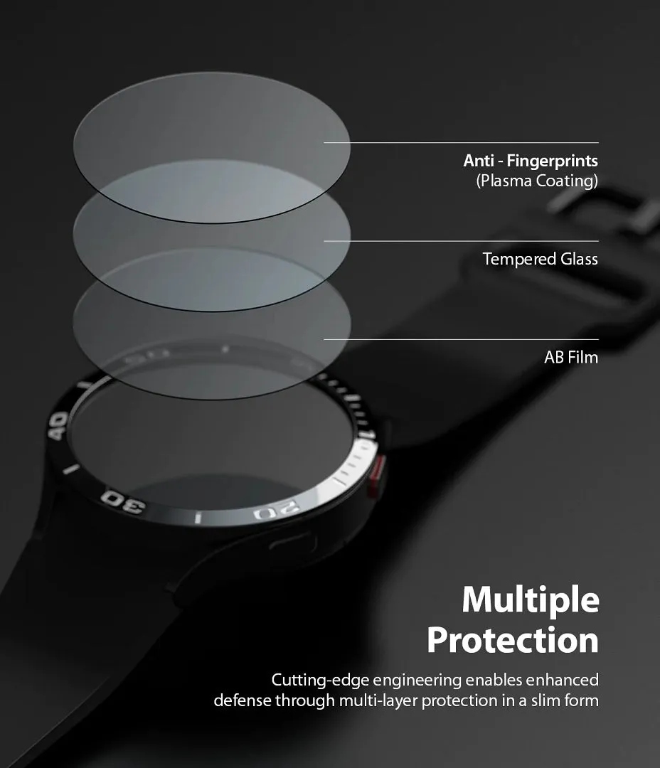 Galaxy Watch 5/4 44mm Screen Protector for Bezel Styling Glass R5