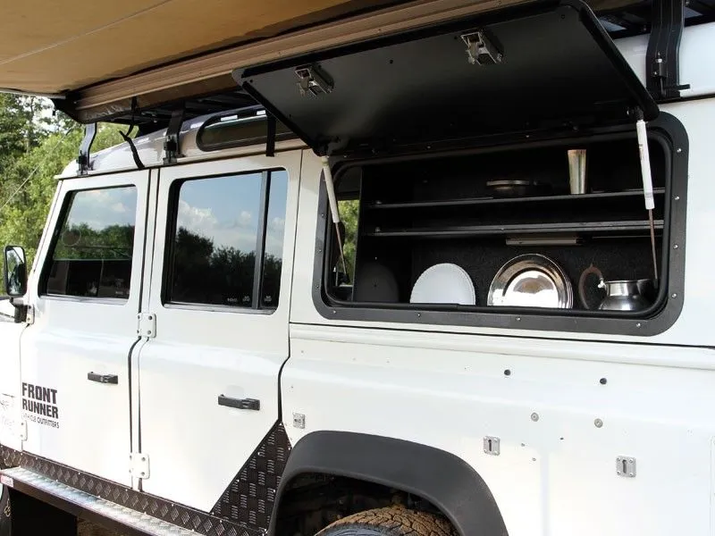 Gullwing Window / Aluminum - Land Rover Defender 1983-2016