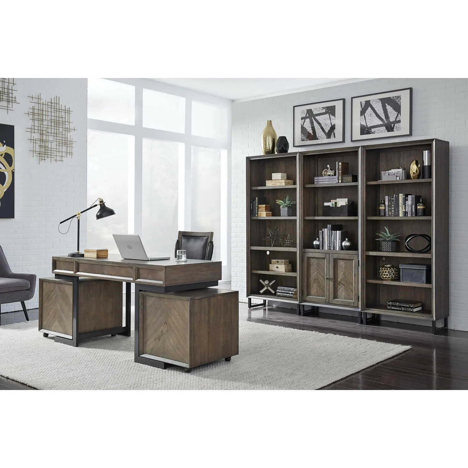 Harper Point Fossil 60" Writing Desk