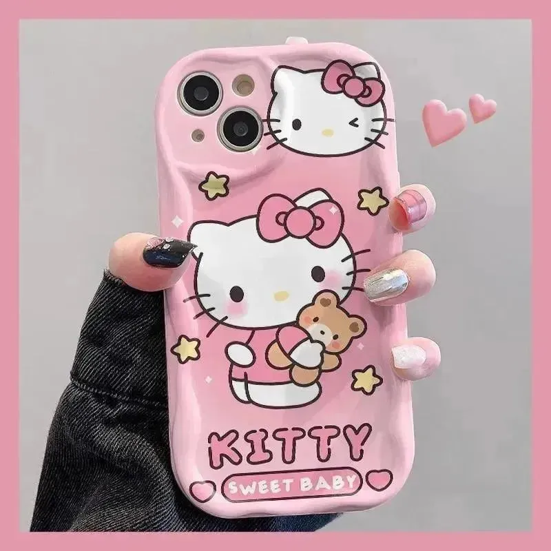 Hello Kitty Colourful Phone Case (For iPhones)