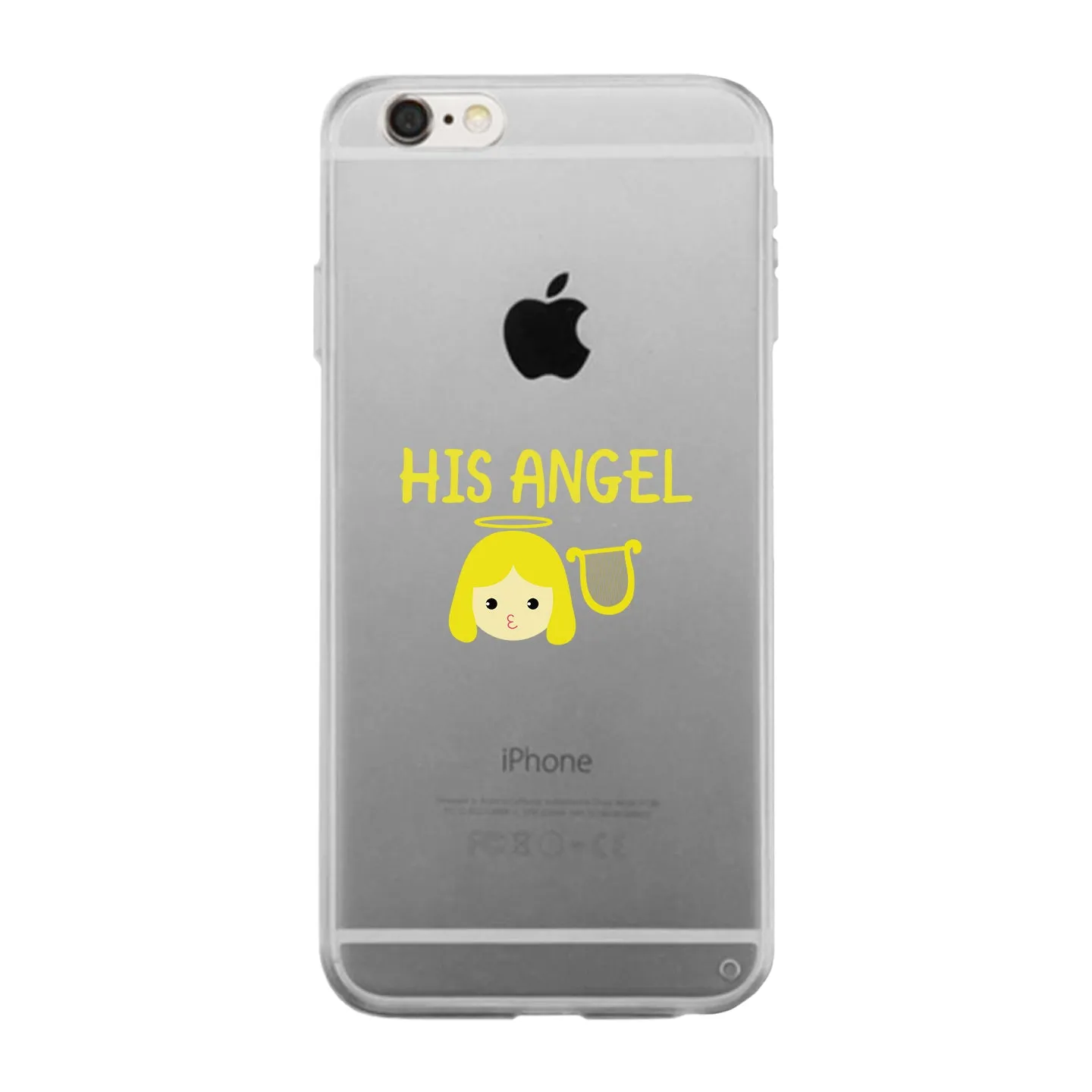 His Angel-Right Clear Phone Case