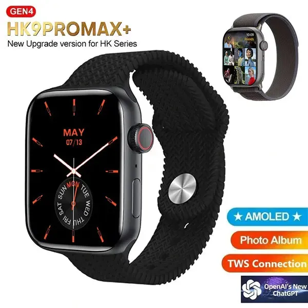 Hk9 Pro Max  Plus Smart Watch (random Color)