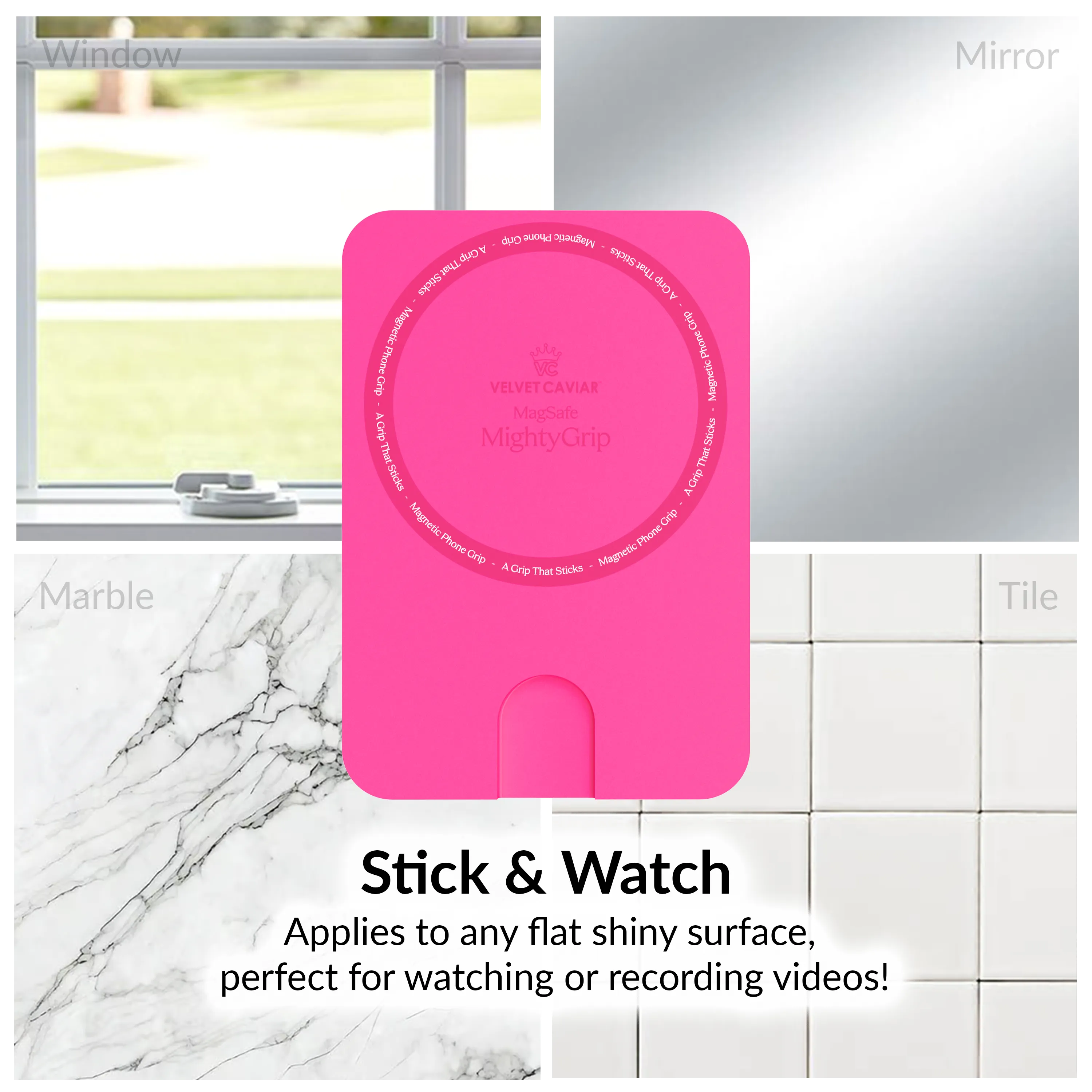 Hot Pink MightyGrip MagSafe Mount