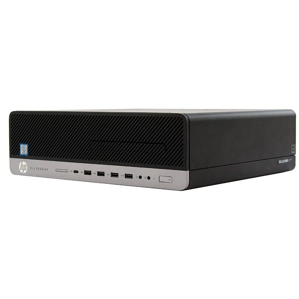 HP EliteDesk 800 G4 (SFF) Desktop | Intel® Core™ i7-8700 (8th gen) Hexa Core up to 4.60Ghz, 16GB DDR4 RAM, 512GB NVMe M.2 SSD, 2x Display Port, USB-C, USB 3.0, DVD-RW, 1Gb Ethernet, Wi-Fi, Wireless Keyboard & Mouse | Windows 11 Pro - 1 YEAR WARRANTY