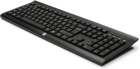 HP K2500 Wireless Keyboard, RF Wireless, 2.40 GHz, USB, Black - E5E77AA#ABA