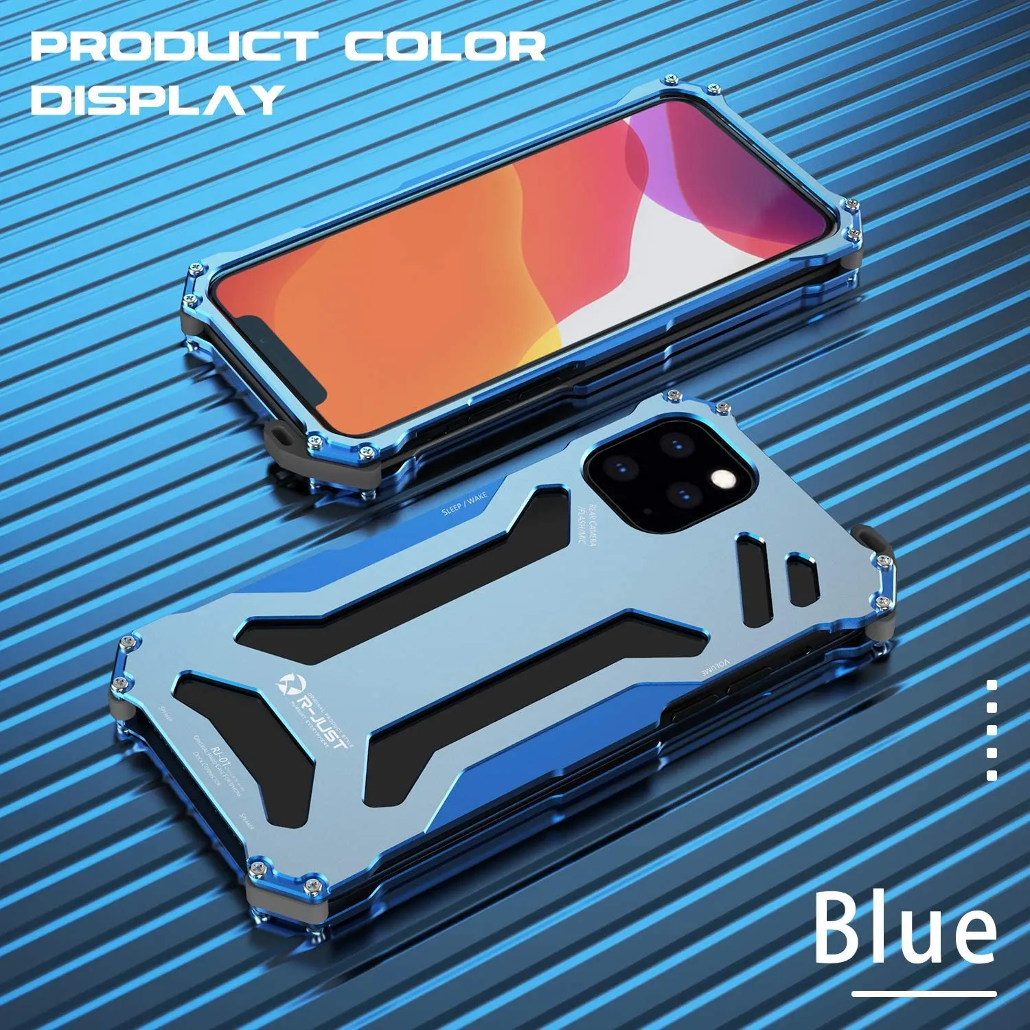 iPhone 12 Pro Max Aluminum Metal Frame Bumper Case