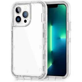 iPhone 14 Pro (6.1") Transparent Defender Case, Clear