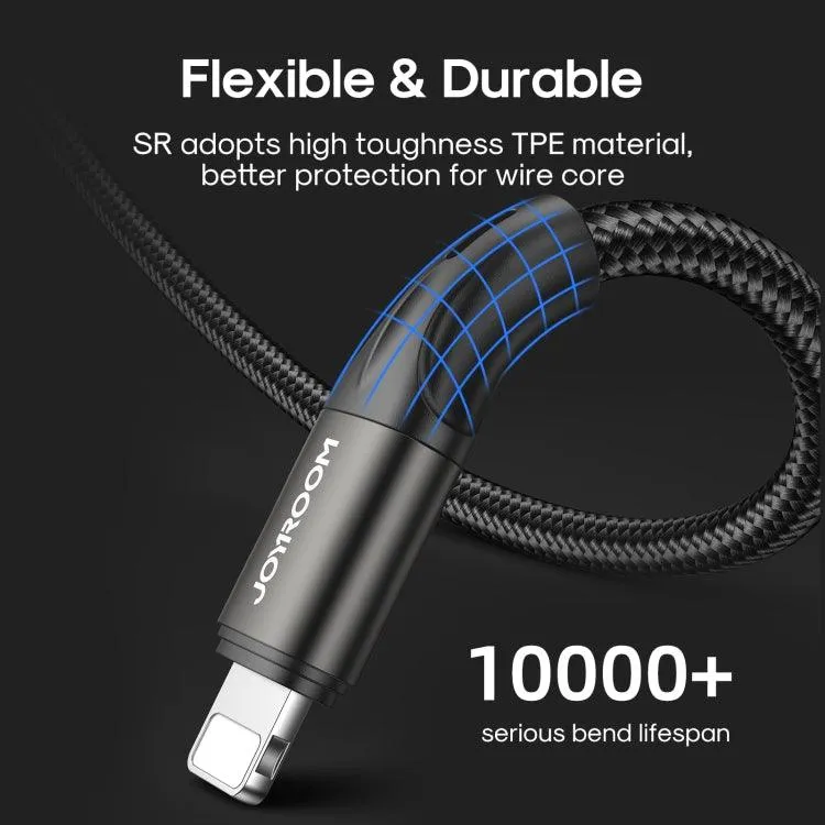 JOYROOM 20W Fast Charging Type-C to 8 Pin Cable with Nylon Braided Design