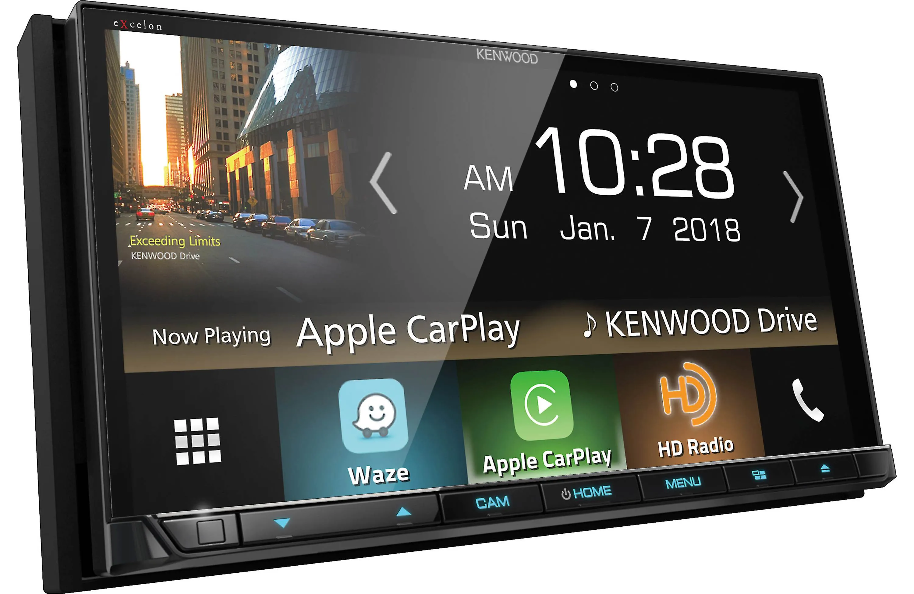 Kenwood DDX8905S 6.95" DVD Receiver with Bluetooth and HD Radio