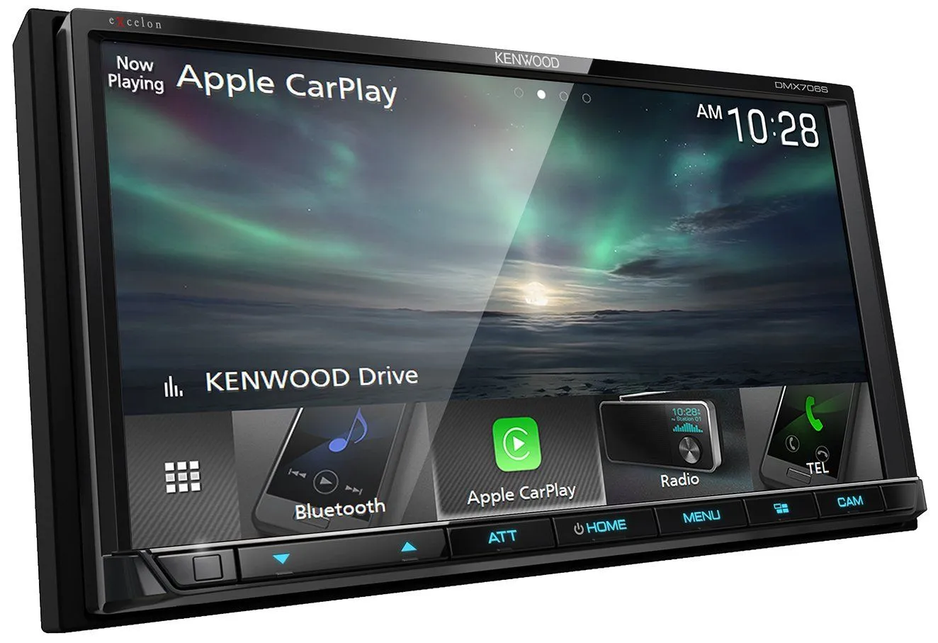 Kenwood Excelon DMX706S 6.95" Apple CarPlay and Android Auto Multimedia Receiver