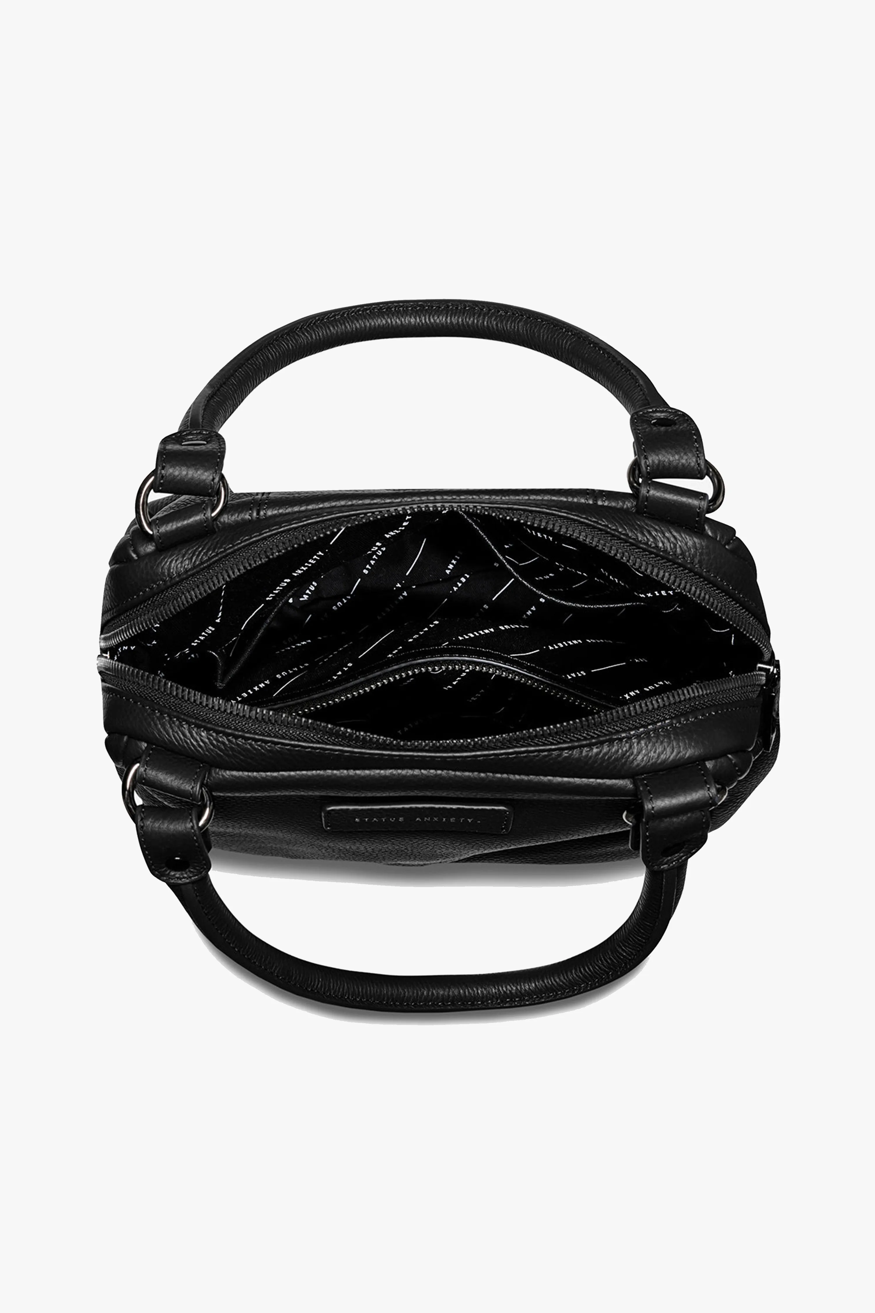 Last Mountains Black Shoulder Bag