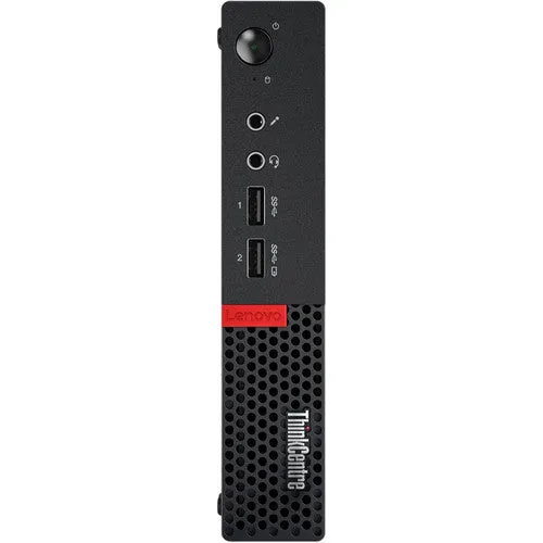 Lenovo ThinkCentre M710q Tiny Desktop PC, Intel Core i5-7500T, 2.70GHz, 4GB RAM, 500GB HDD, 16GB Optane, Windows 10 Pro-64Bit, Black- 10MR006XUS