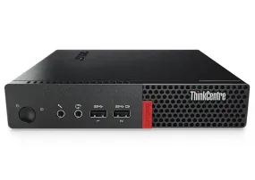 Lenovo ThinkCentre M710q Tiny Desktop PC, Intel Core i5-7500T, 2.70GHz, 4GB RAM, 500GB HDD, 16GB Optane, Windows 10 Pro-64Bit, Black- 10MR006XUS