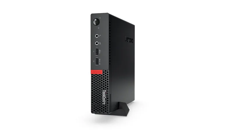 Lenovo ThinkCentre M710q Tiny Desktop PC, Intel Core i5-7500T, 2.70GHz, 4GB RAM, 500GB HDD, 16GB Optane, Windows 10 Pro-64Bit, Black- 10MR006XUS