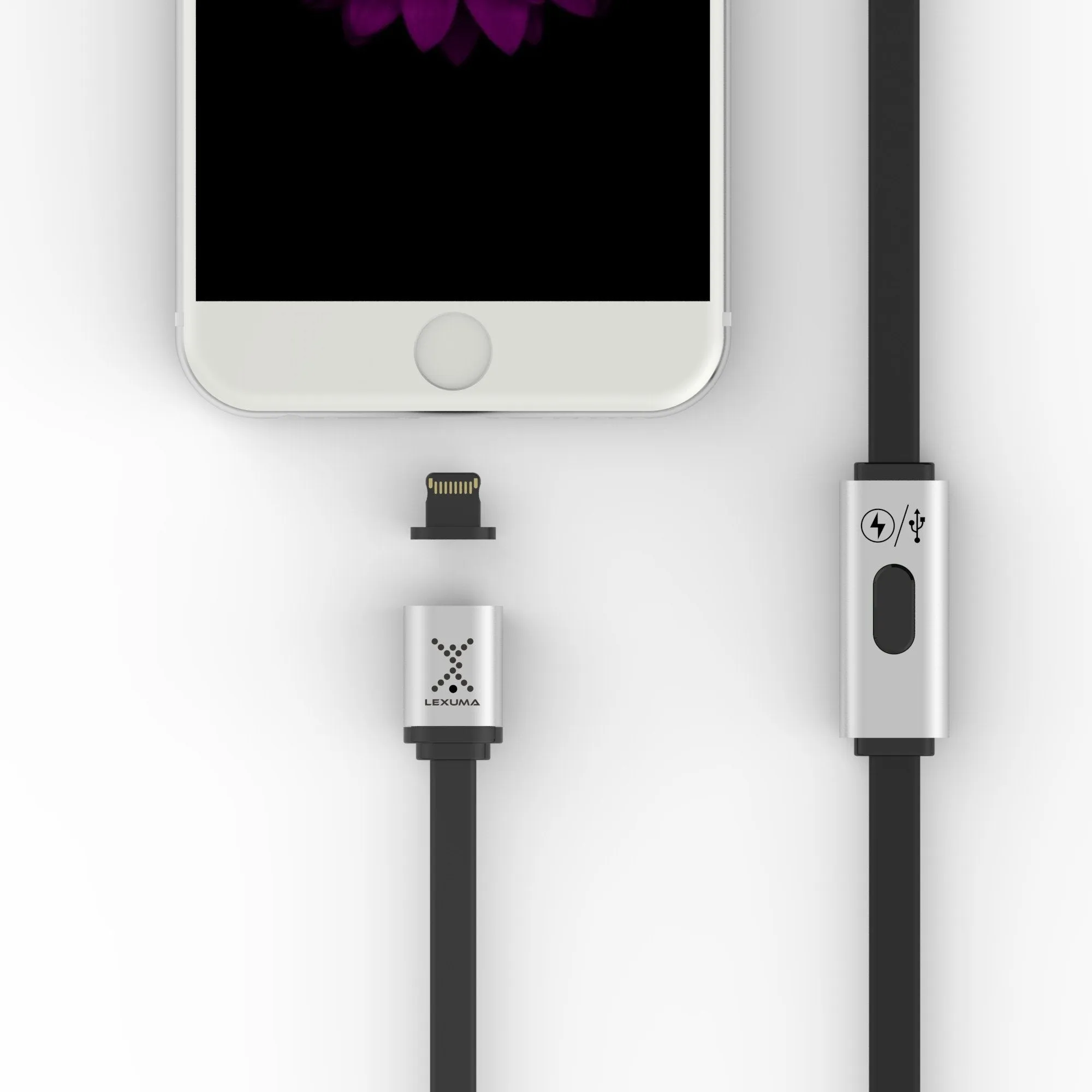 Lexuma XMAG Plus – Magnetic Lightning Cable (For Apple Devices)