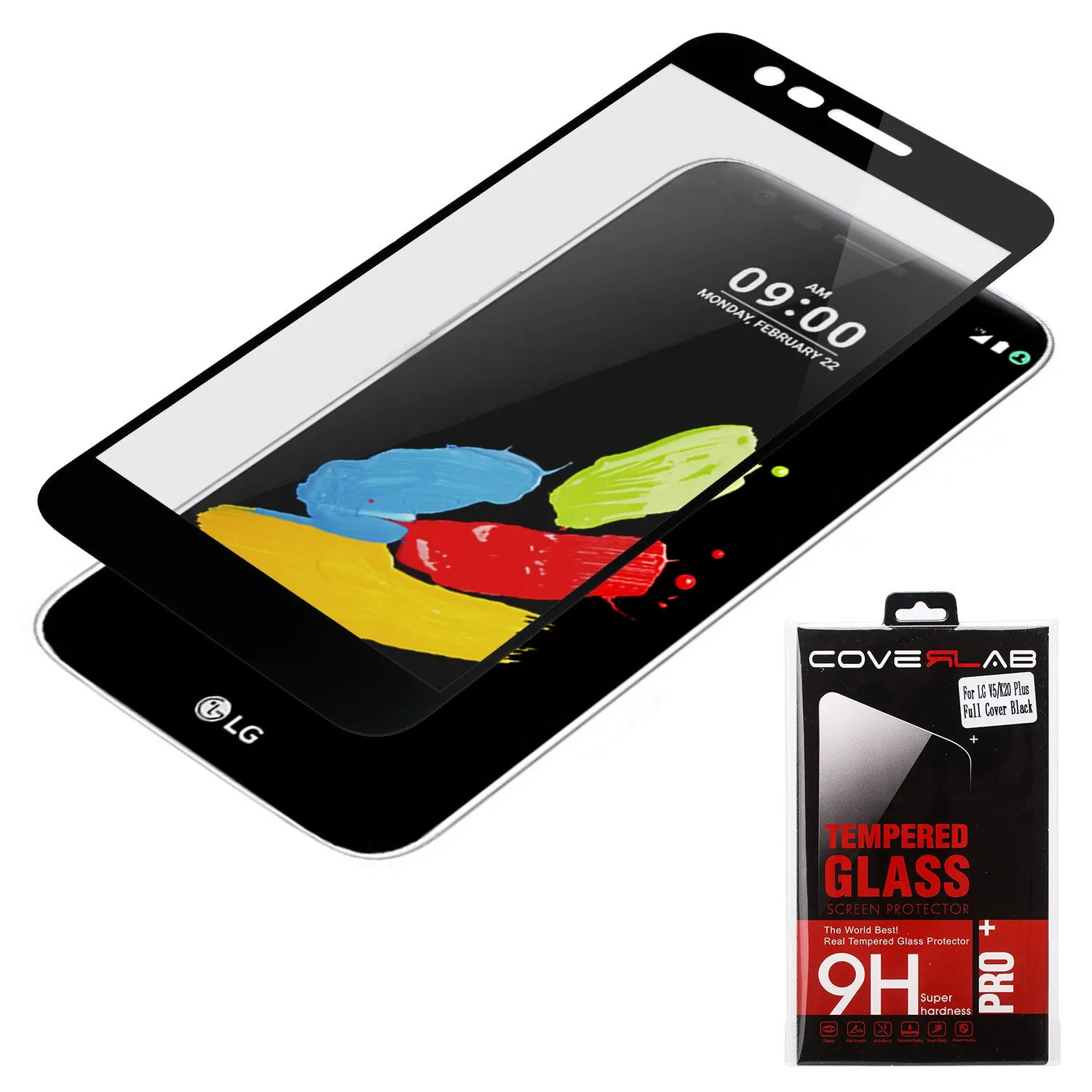 LG K20 Plus | LG K20 V | K10 2017 Premium HD Temper Glass Ultra Thin Scratch Free Screen Protector for K20 Plus | LG K20 V | K10 2017 - Black