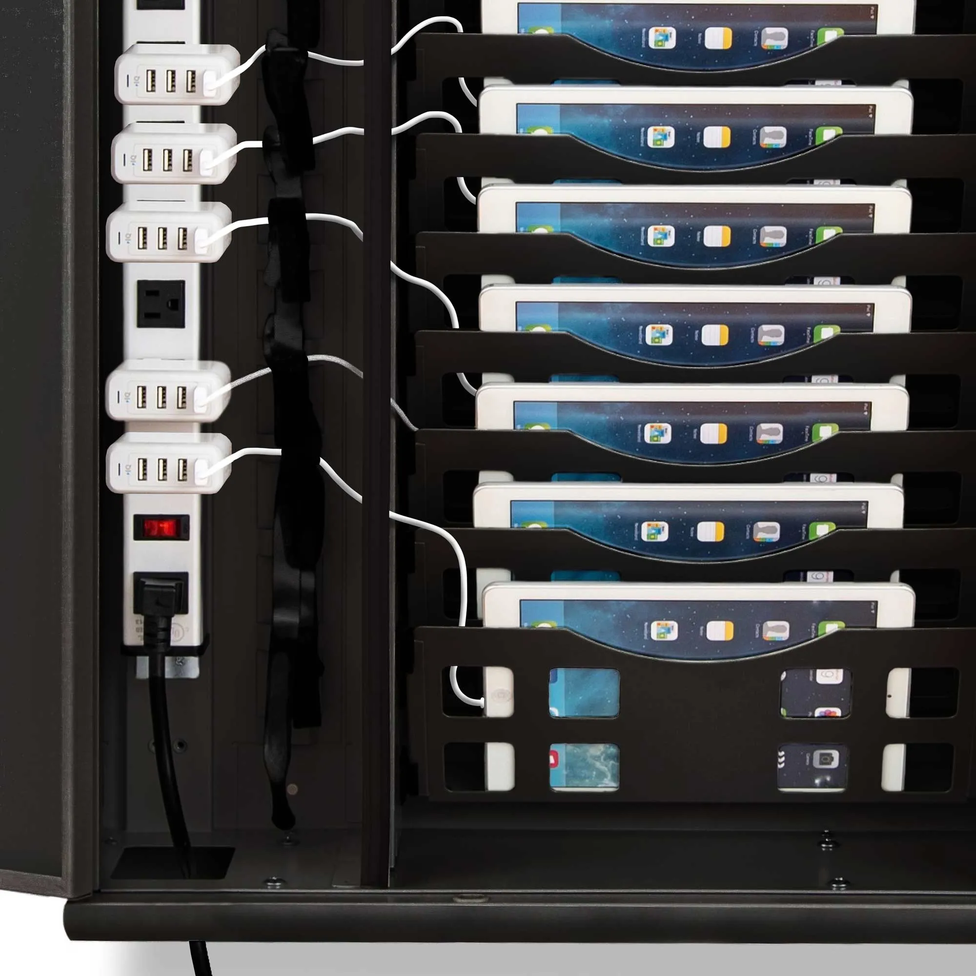 Line Leader Wall-Mounted Charging Cabinet