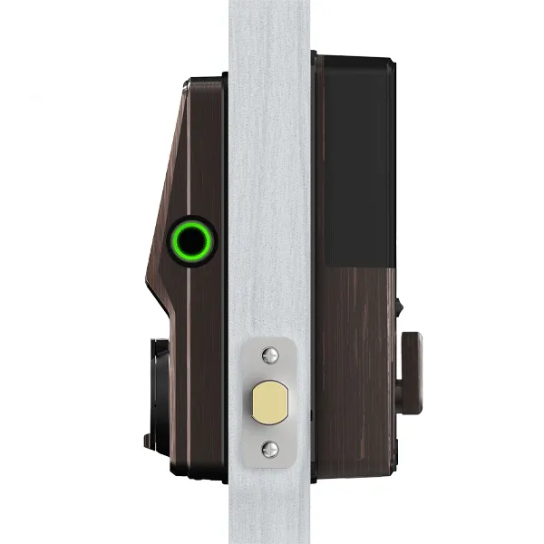 Lockly - PGD728FVB - Secure PLUS Fingerprint Biometric Electronic Deadbolt - Keypad - Bluetooth App Controlled - Venetian Bronze