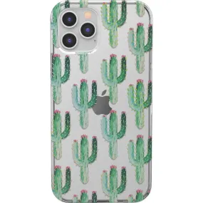 Lookin' Sharp | Cactus Patterned Clear Floral Case