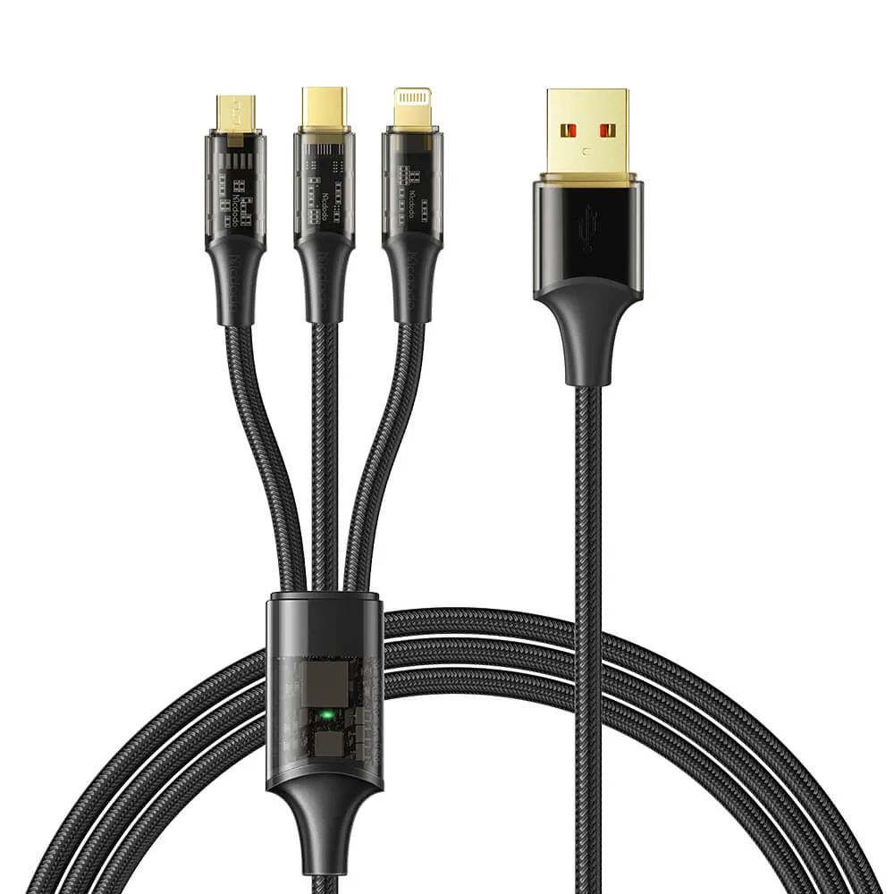 Mcdodo 3-in-1 USB-A Cable - Amber Series