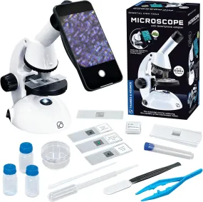 Microscope with Smart Phone Adapter