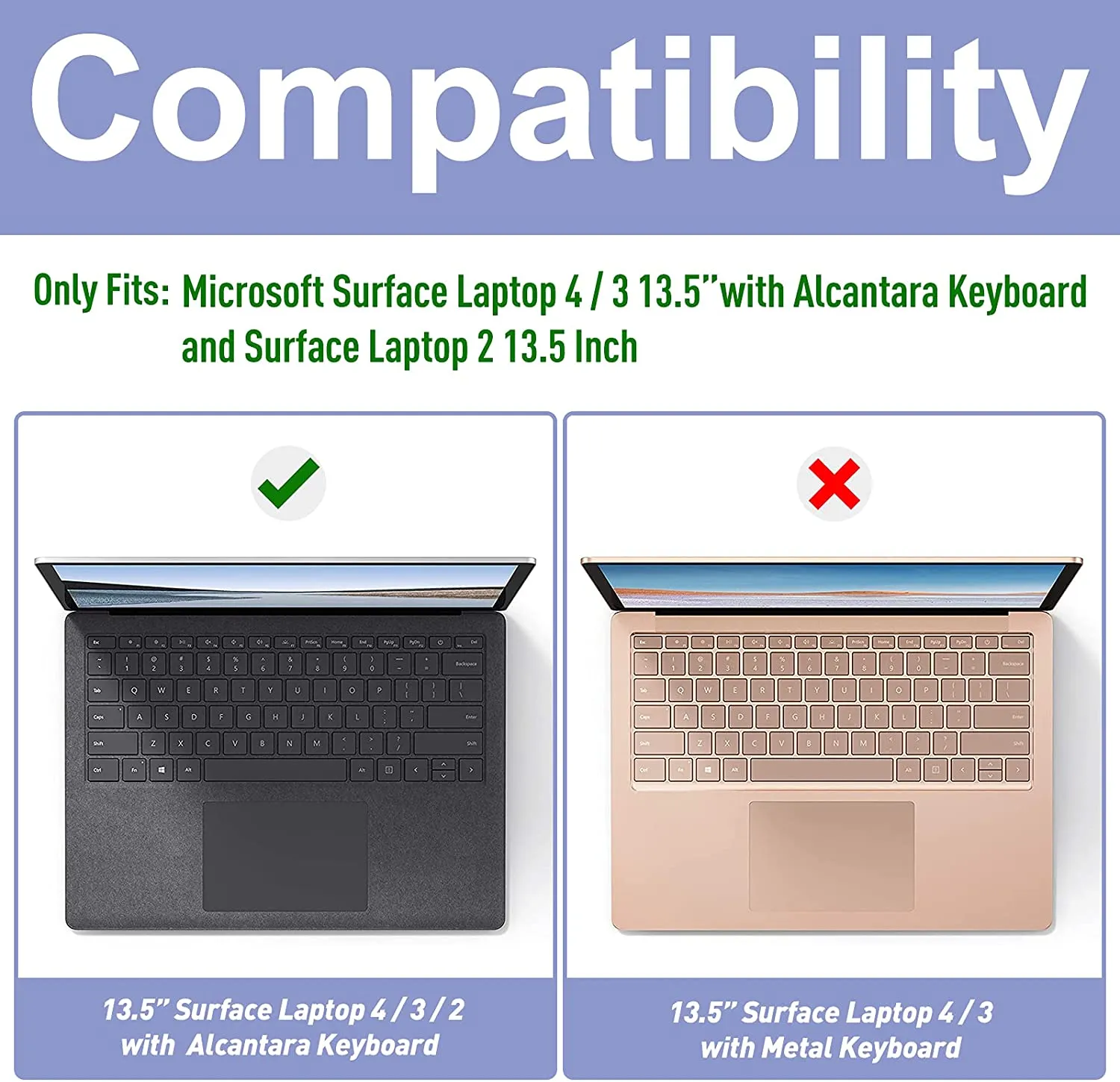 Microsoft Surface Laptop 13.5" 2nd Gen/ 3rd Gen/ 4th Gen/ 5th Gen Heavy Duty Case | ProCase