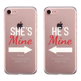 Mine Red Couple Matching Phone Cases Romantic Thoughtful Proud Gift