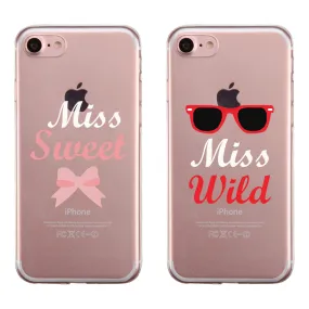 Miss Bow Miss Sunglass BFF Matching Phone Covers Simple Perfect