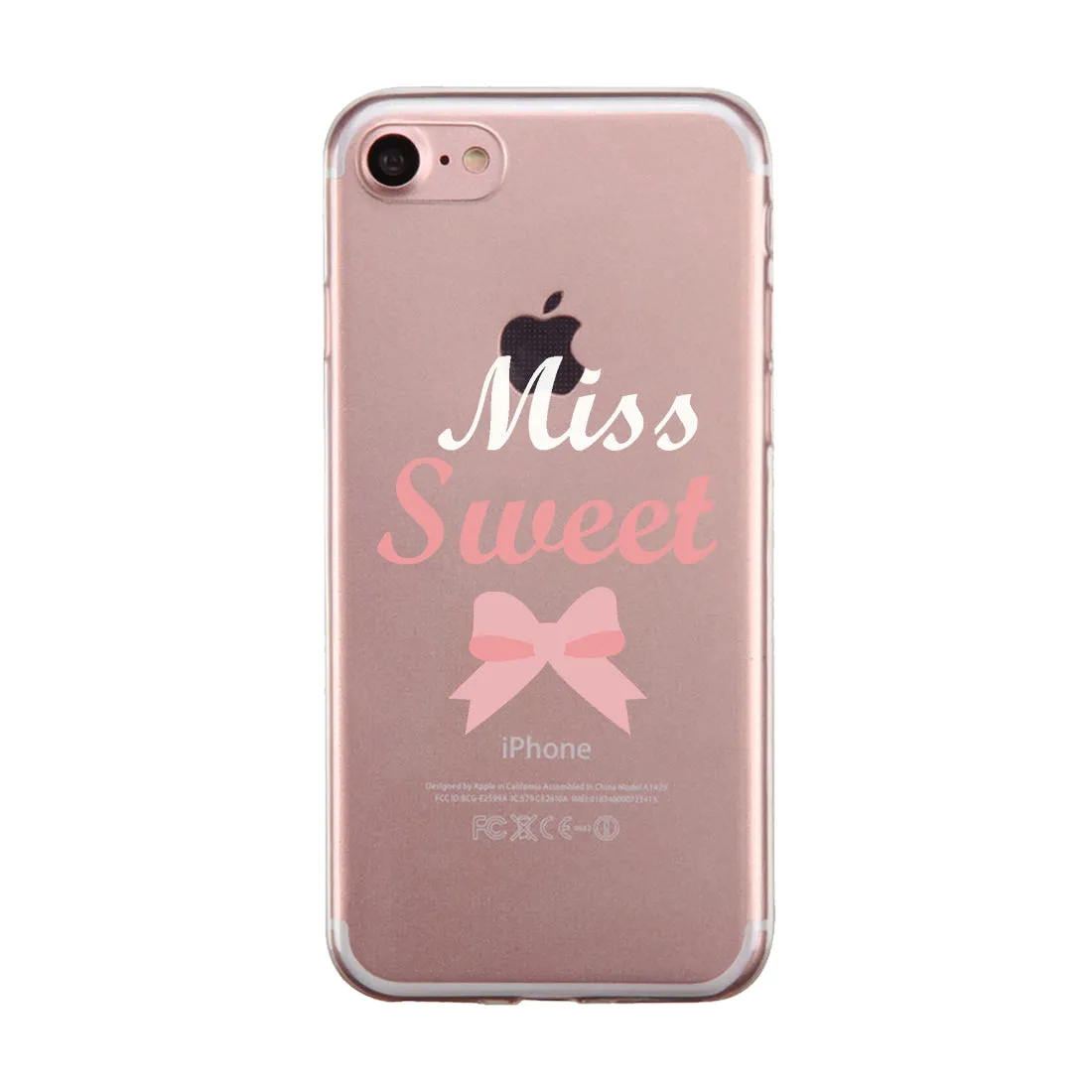 Miss Bow Miss Sunglass BFF Matching Phone Covers Simple Perfect