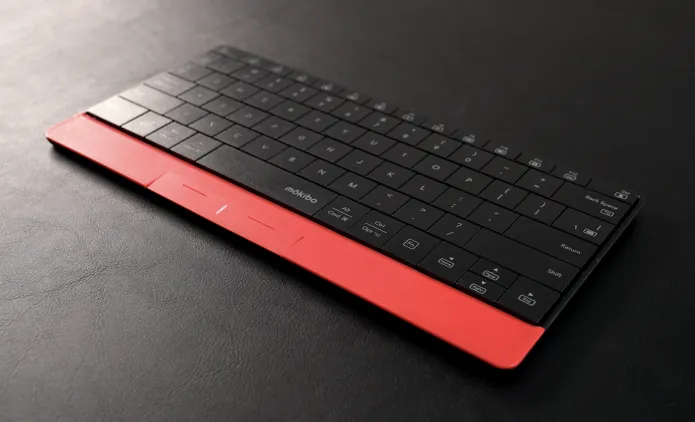 Mokibo 2-in-1 Touchpad-embedded Wireless Keyboard [French Keyboard Layout]