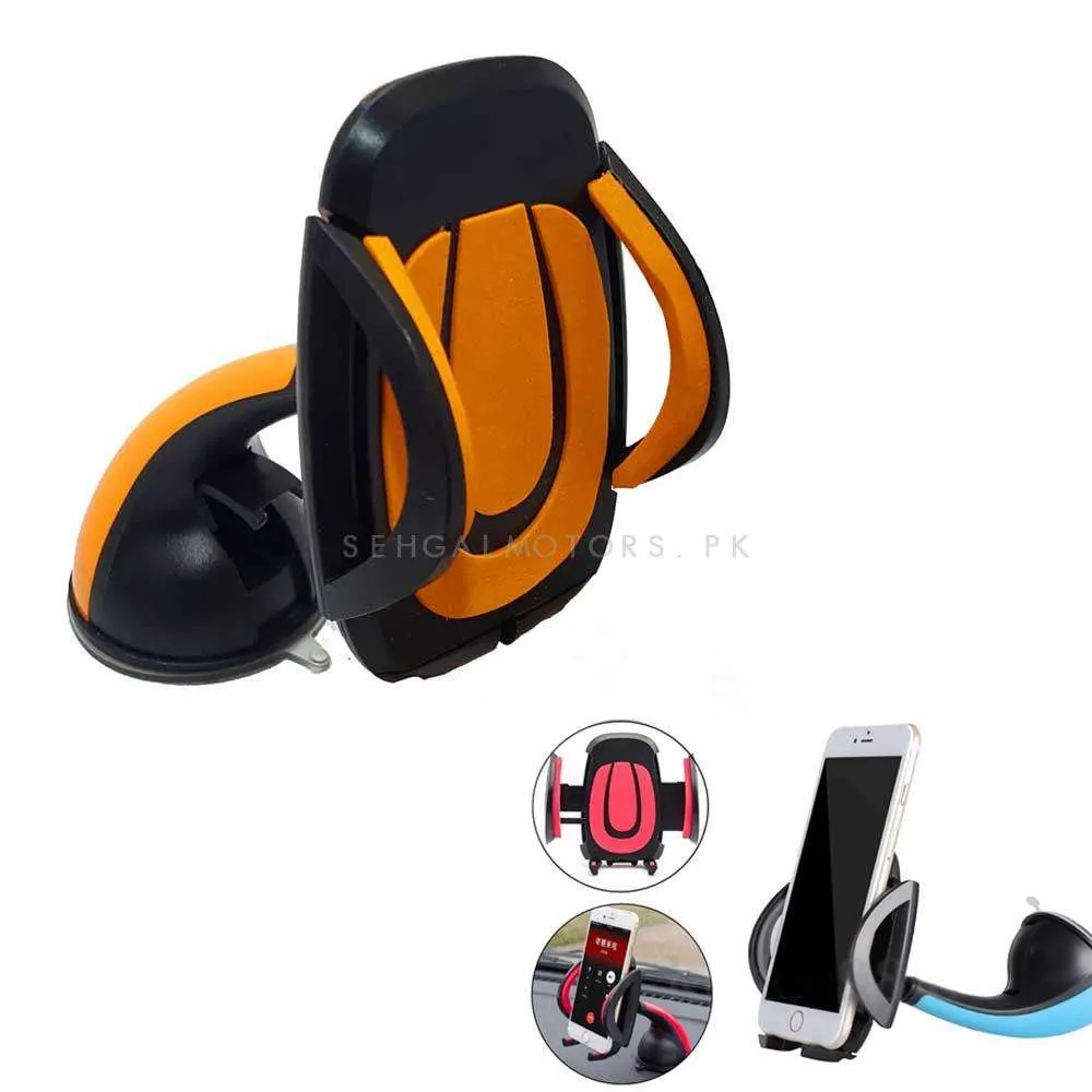 Mouth Mobile Holder Orange - Phone Holder | Mobile Holder | Car Cell Mobile Phone Holder Stand