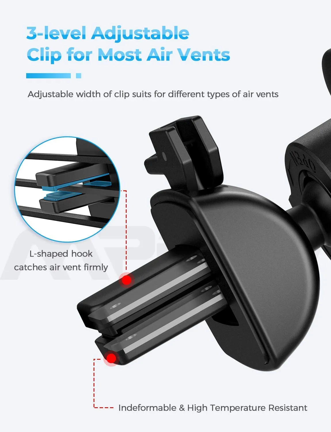 Mpow CA127B Gravity Car Phone Mount, Air Vent Phone Holder