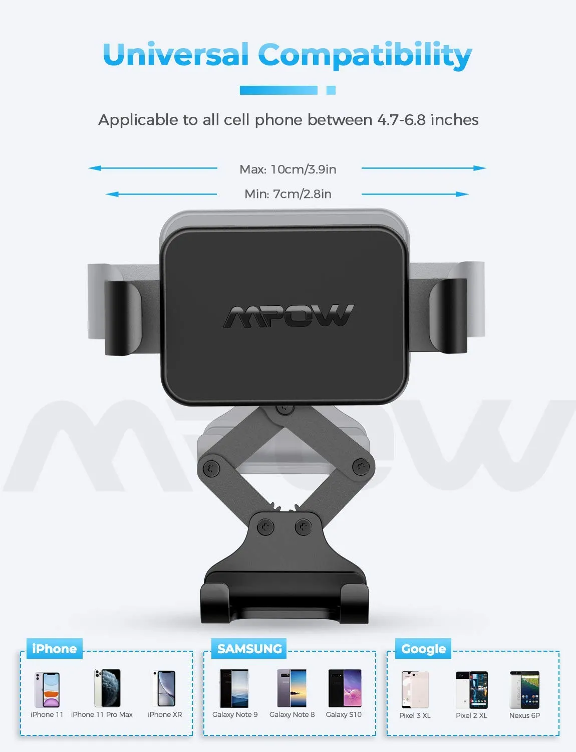 Mpow CA127B Gravity Car Phone Mount, Air Vent Phone Holder