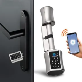 Multi-functional Biometric Cylinder Smart Door Lock